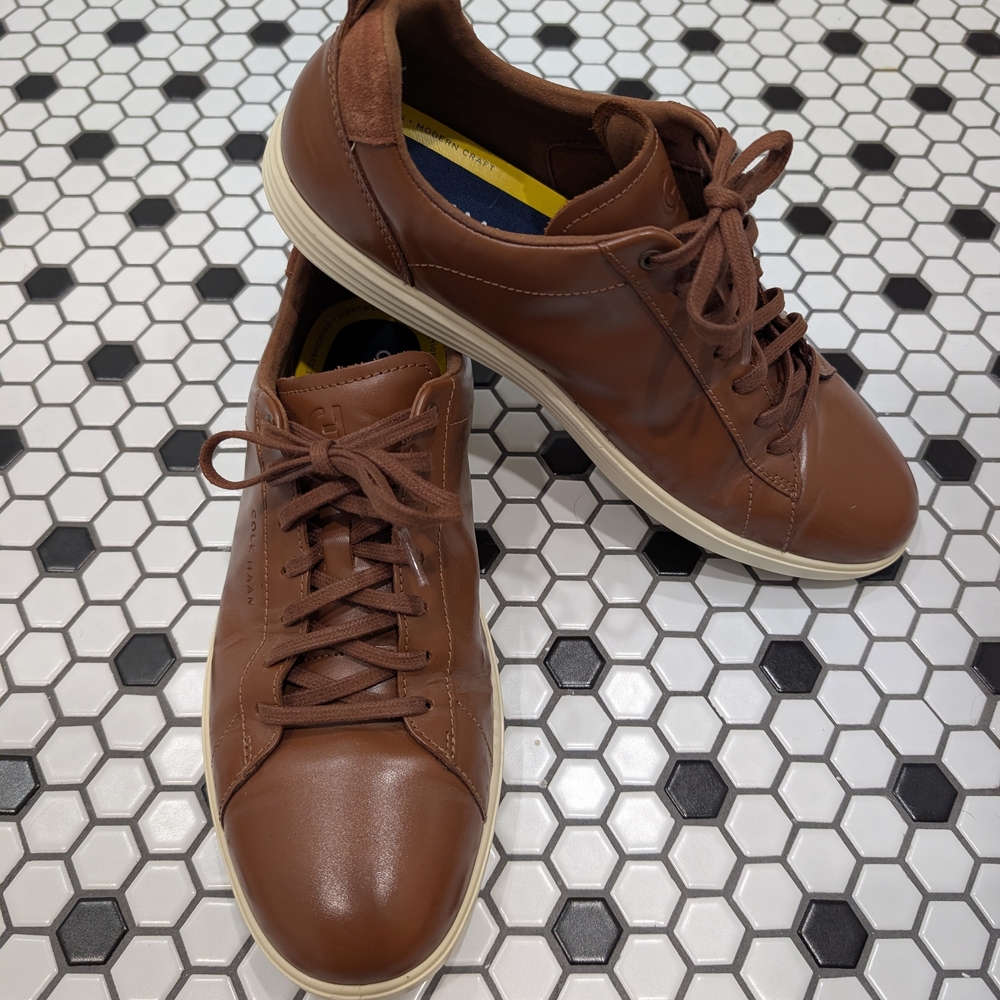 Cole Haan Brown Leather Sneakers